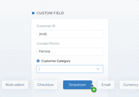 Capture extra details with custom fields