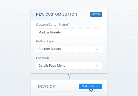 Accelerate actions with custom buttons