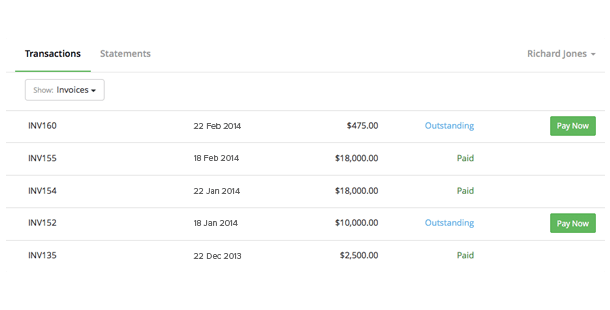 invoice-software-client-portal