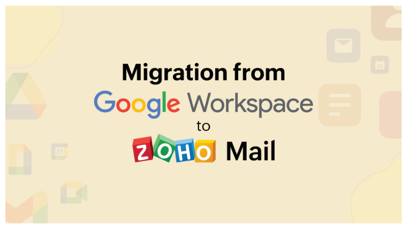 Switch To Zoho Mail Email And User Migration