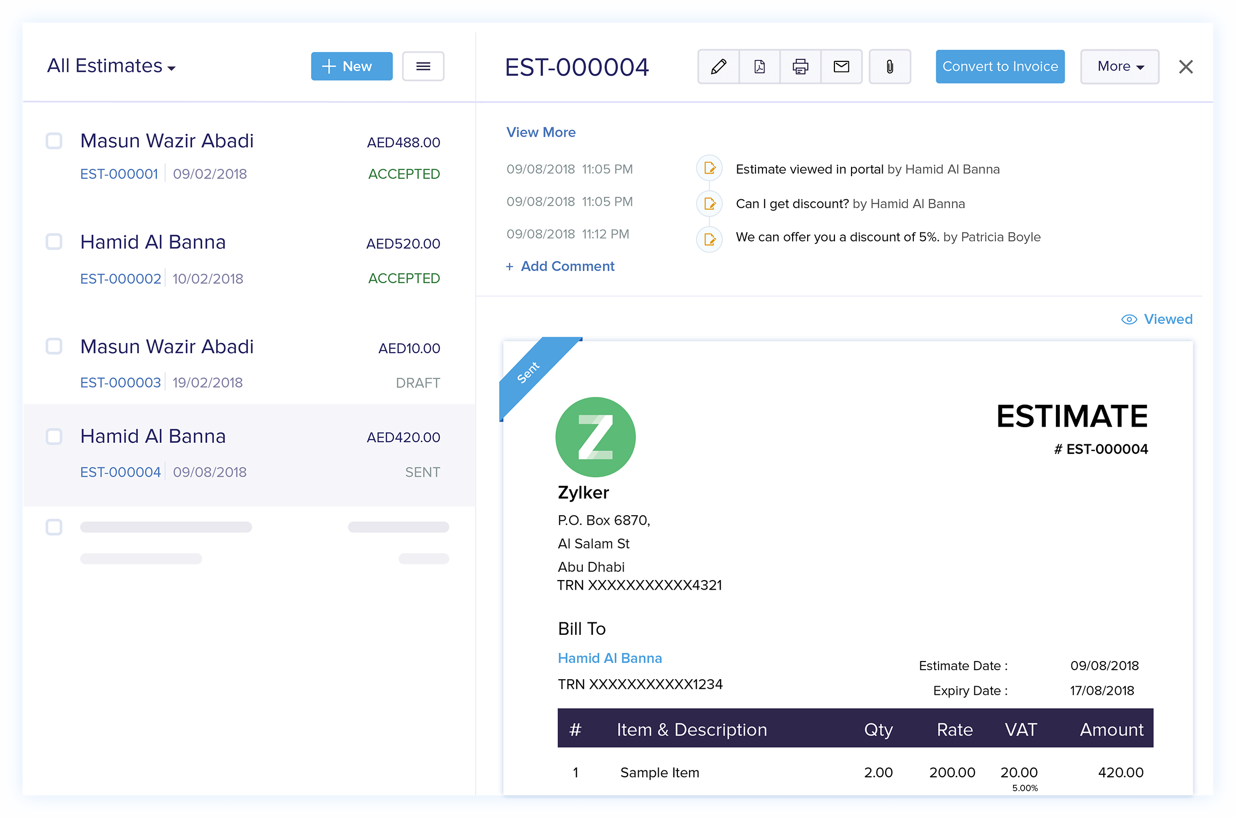 estimating and invoicing software