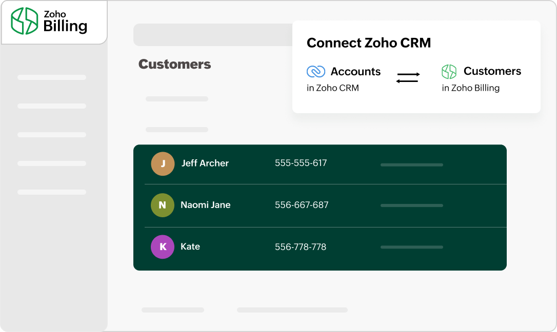 Integrate Zoho Billing with Zoho CRM | Zoho Billing