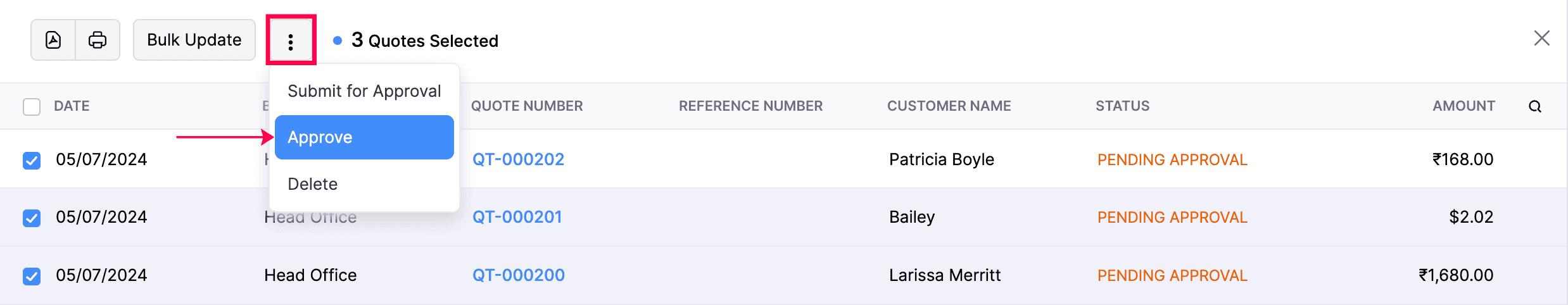 Transaction Approval