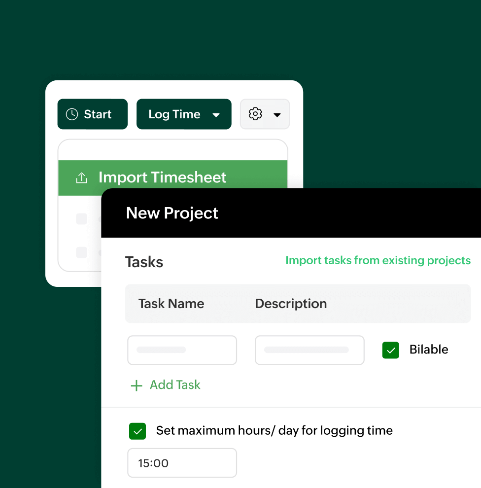 Timesheet Billing | Zoho Billing