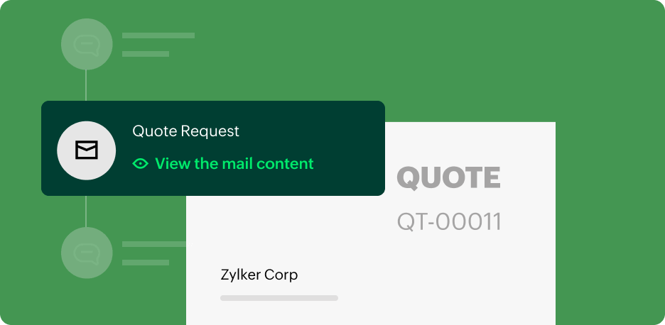 Email attached to transaction document | Zoho Billing