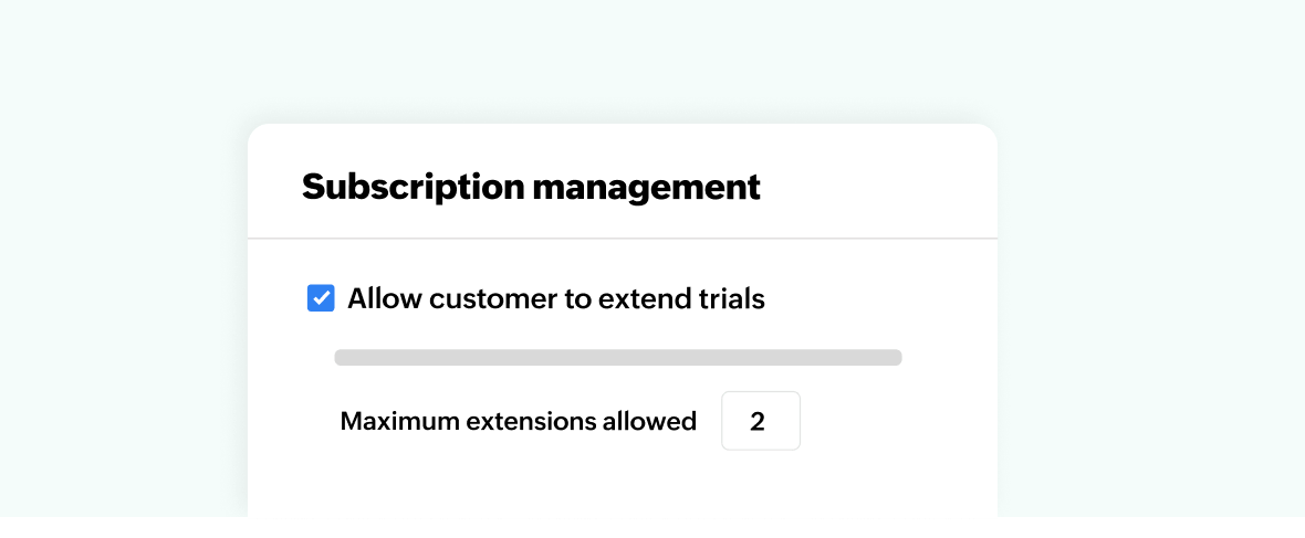 simplified trial management | Zoho Billing