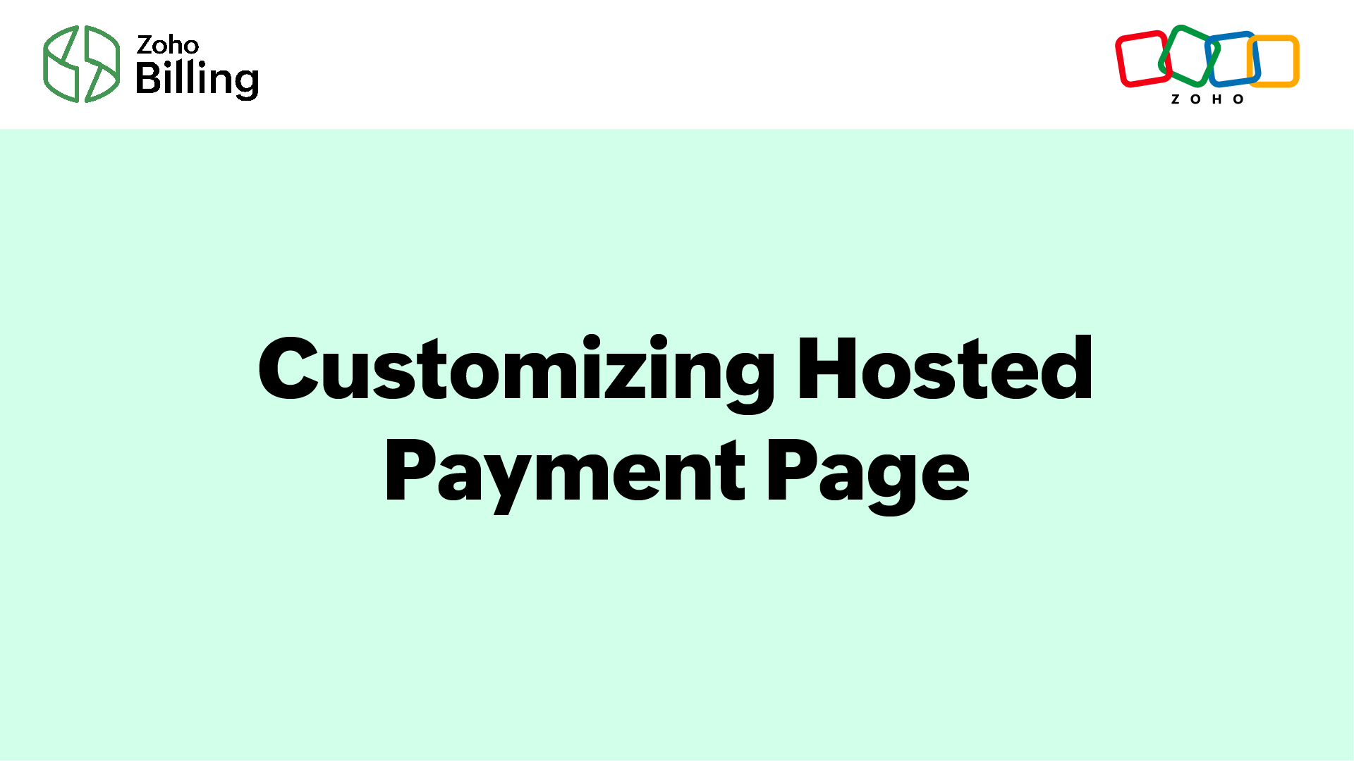 Customizing Hosted Payment Page