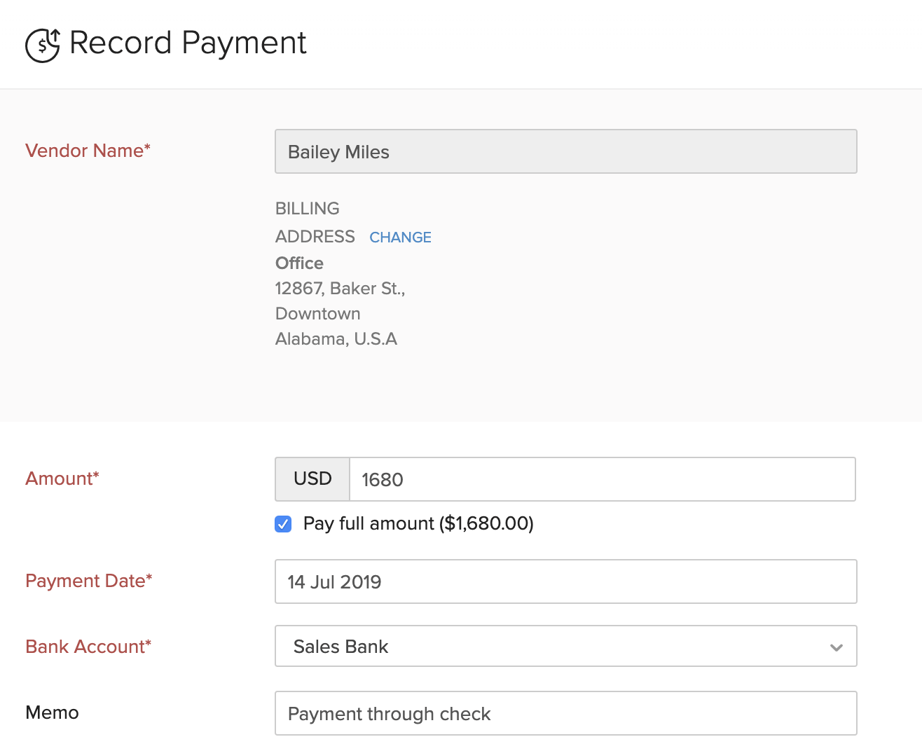 Payment Types