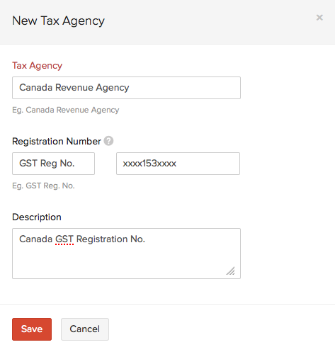 New Canada Tax Agency