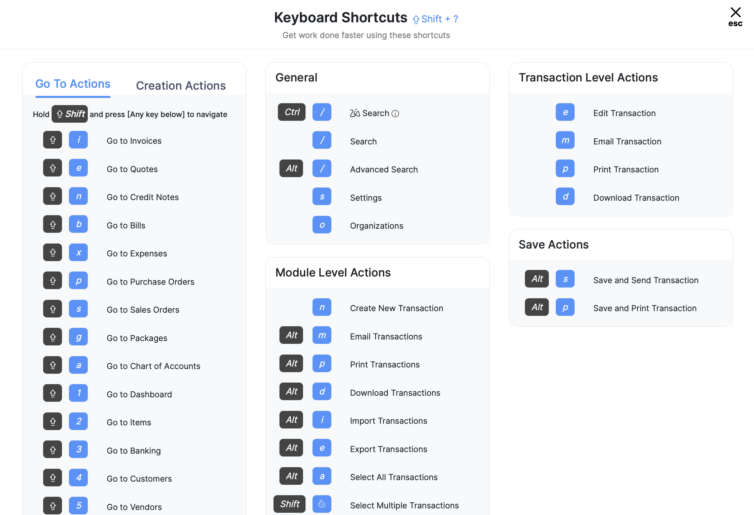 bluej keyboard shortcuts