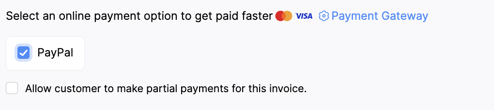 Payment Options