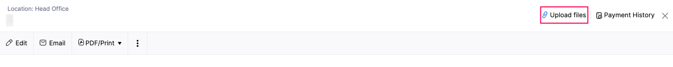 Attach Files to a Payment
