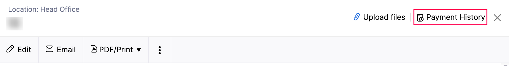View Payment History