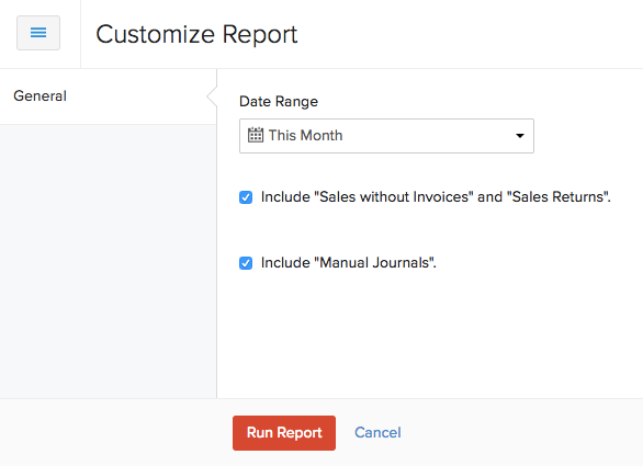 Customize Report