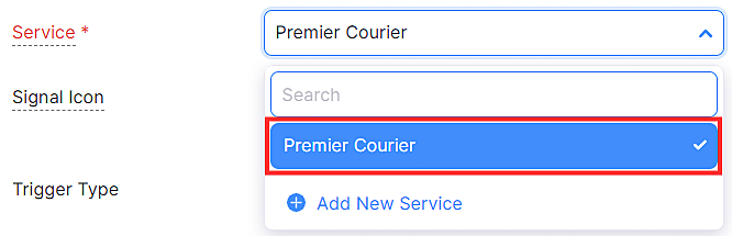 Select a service