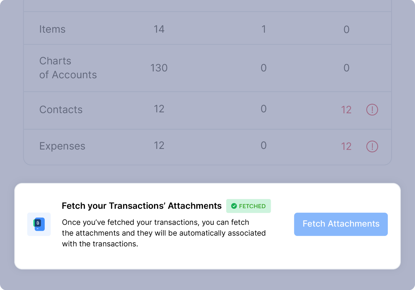 Sync Attachments | Migrate from QBO to Zoho Books