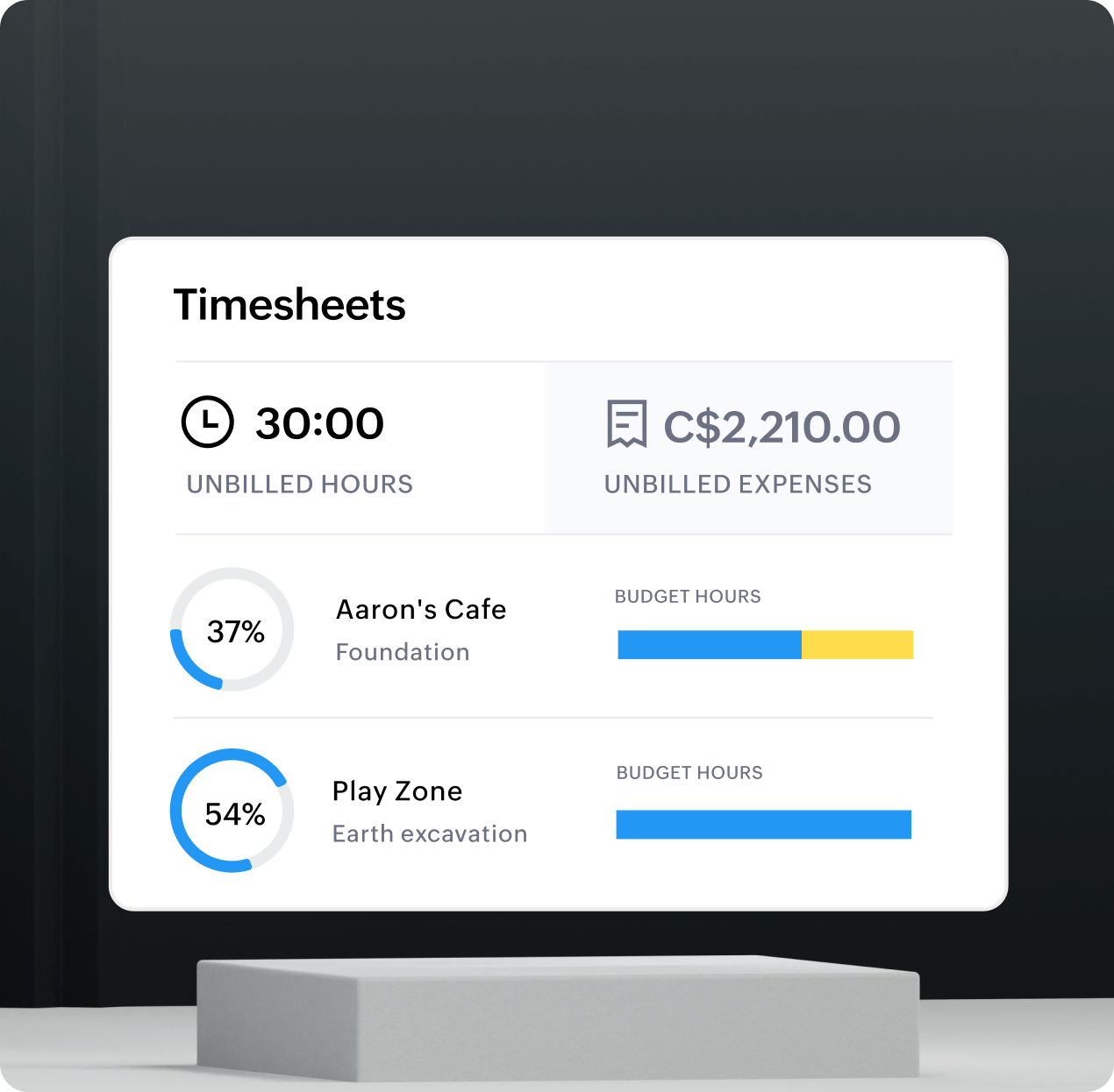 Bill time with timesheets