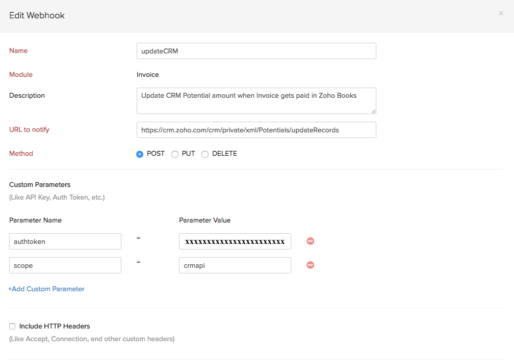 zoho invoice automation