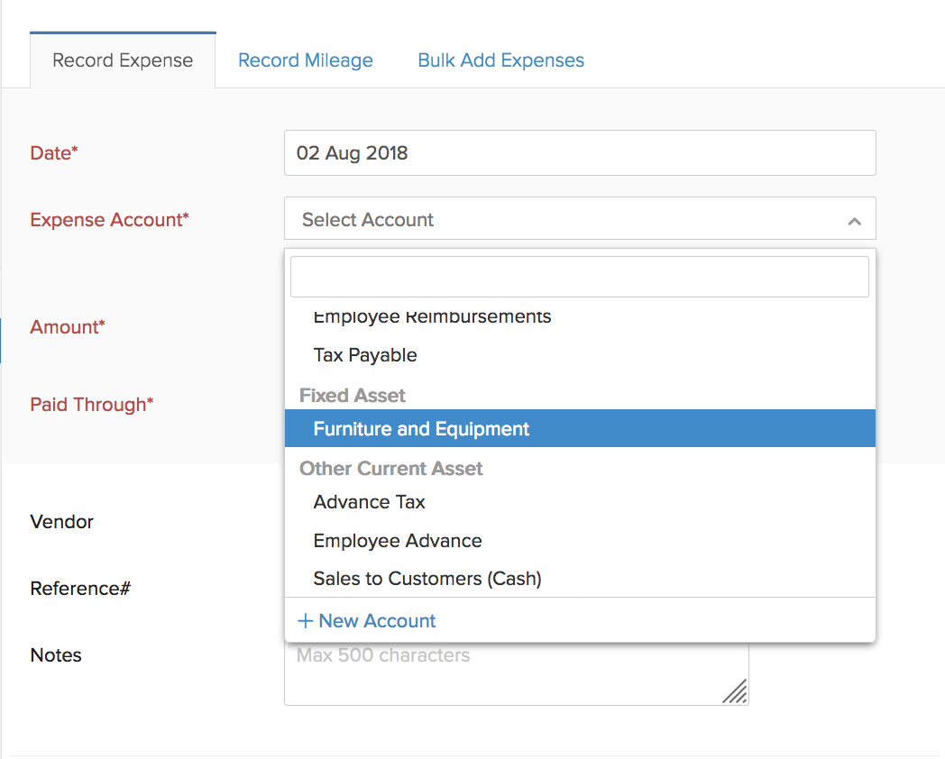 Fixed Assets FAQ Zoho Books