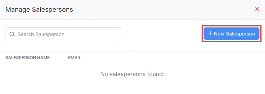 Click + New Salesperson
