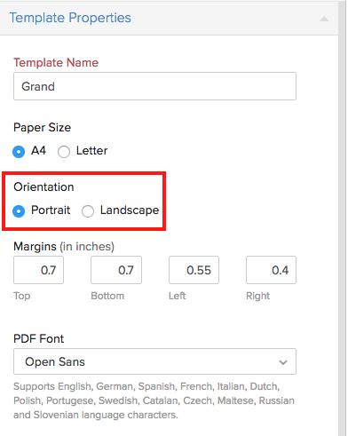 how to change pdf orientation