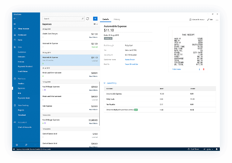 Expenses Reporting | Windows Accounting Software - Zoho Books