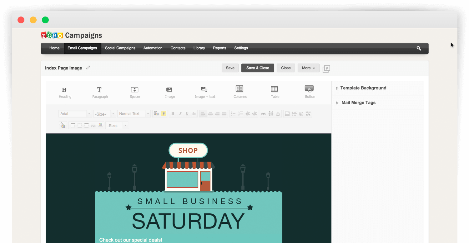 Email marketing software &amp; social media campaigns | Zoho Campaigns