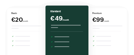 Preview of Zoho Billing's hosted payment page