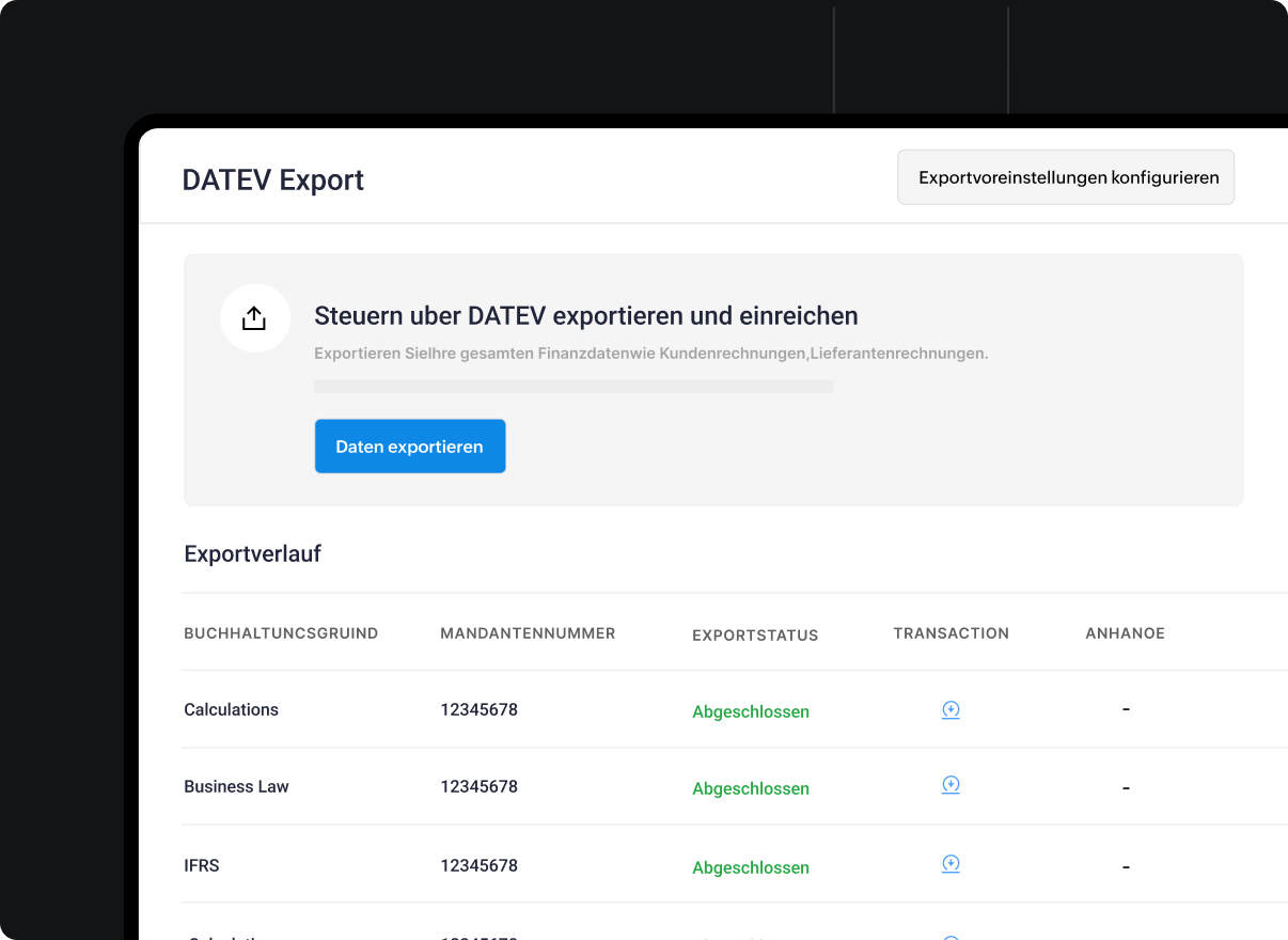 Datev-Export