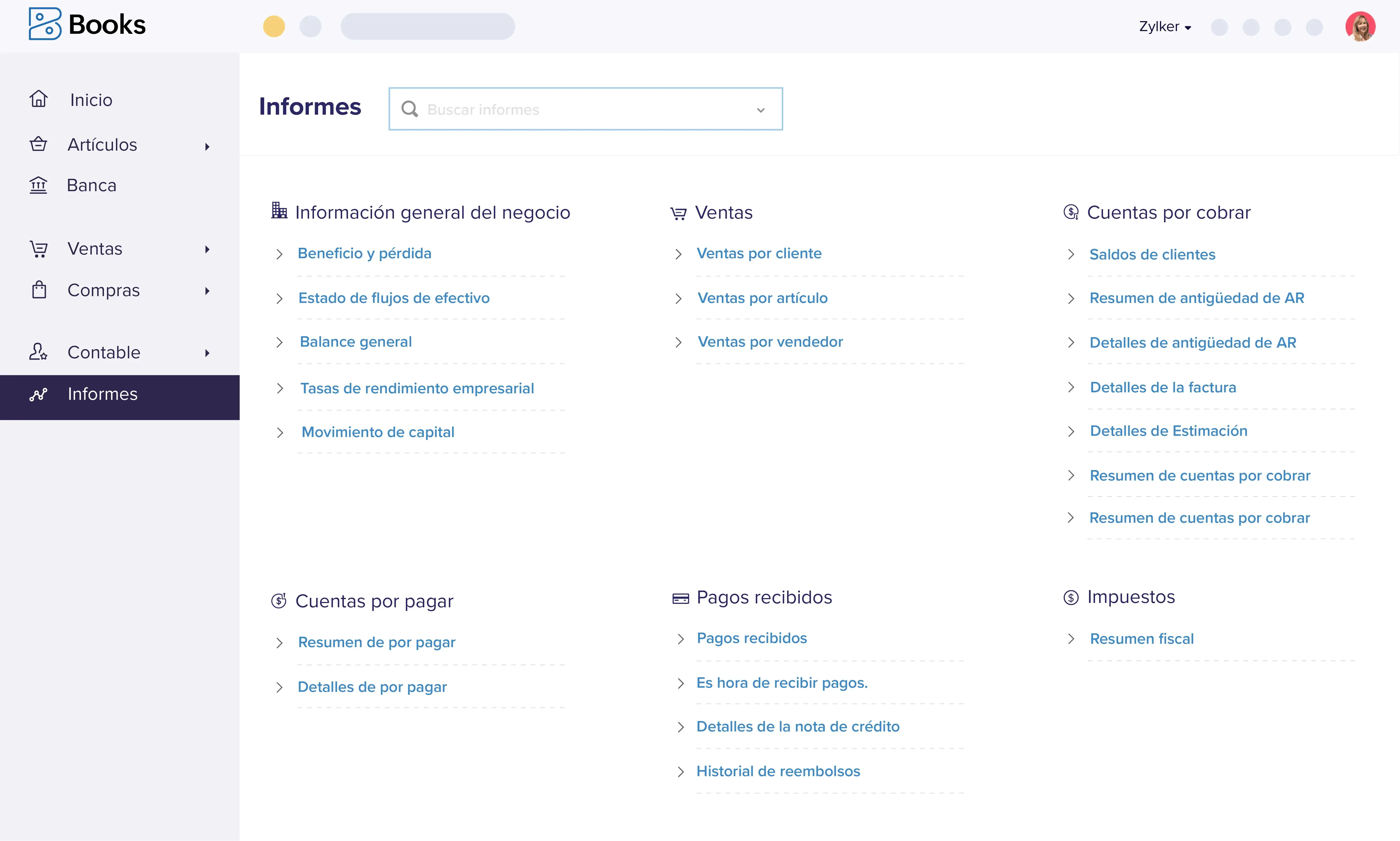 Reporting | QuickBooks to Zoho Books migration - Zoho Books