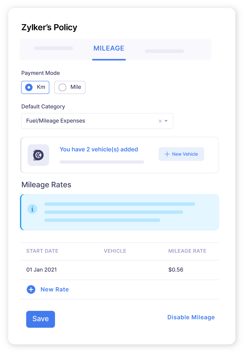 Mileage Tracker App Mileage Reimbursement Zoho Expense