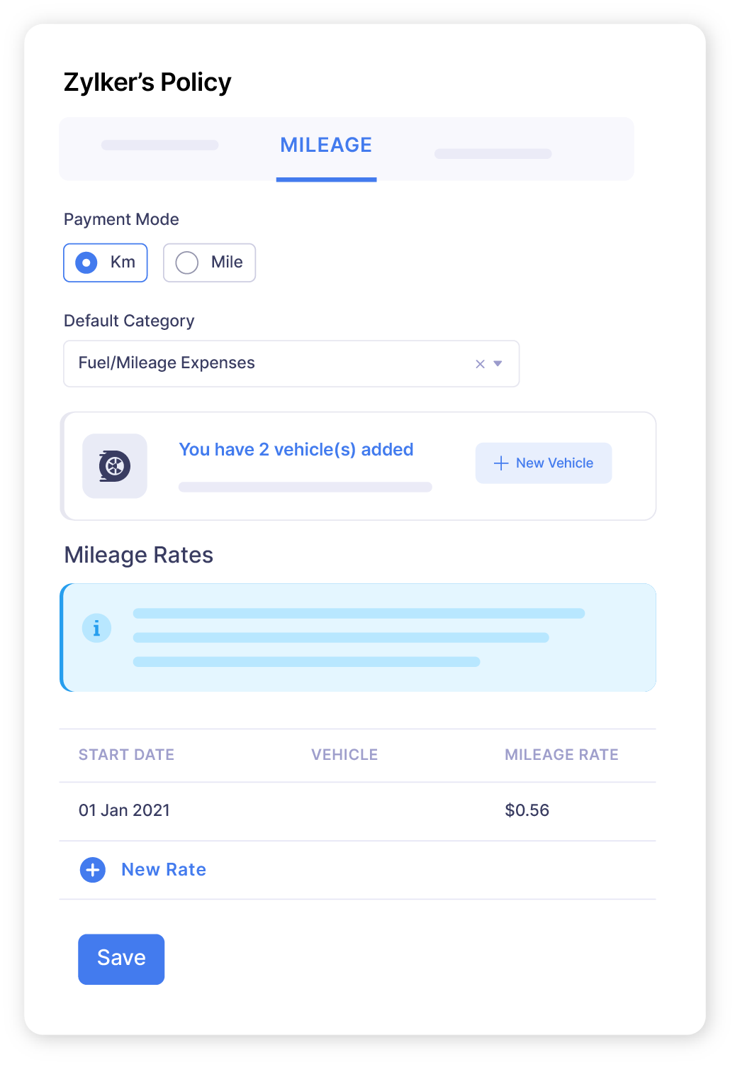 Expense Policies Expense Reimbursement Policy Zoho Expense