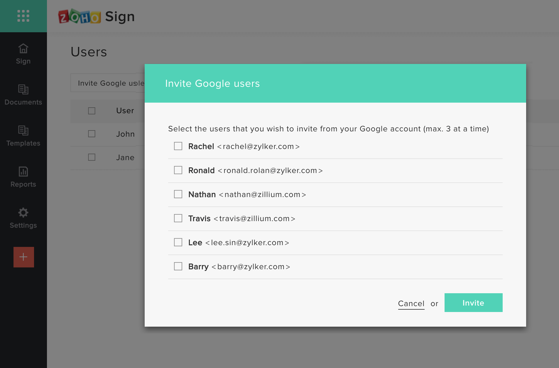 Zoho Sign : Digital Signature Application For Business Signatories