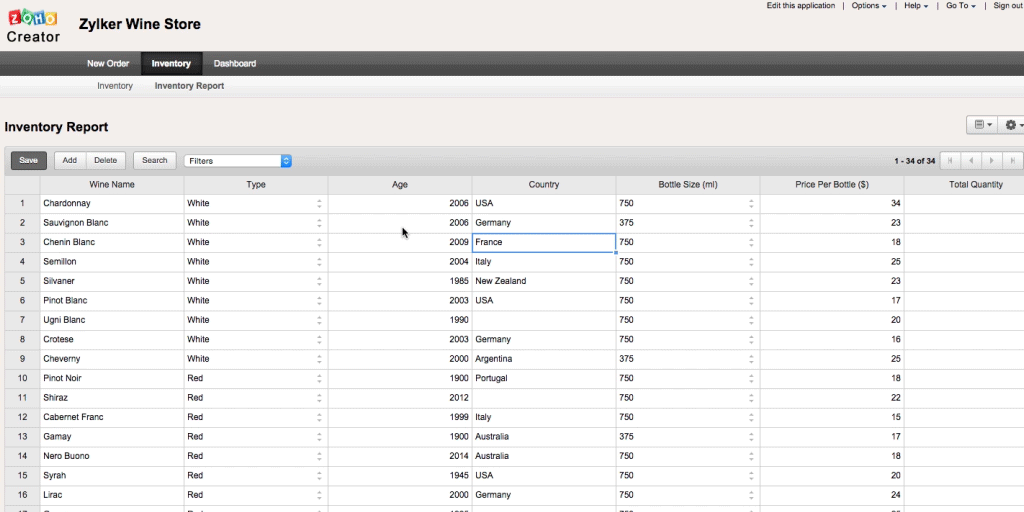 zoho creator import data