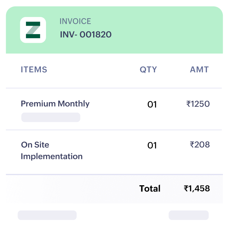 GST Billing Software built for Indian SMEs | Zoho Billing
