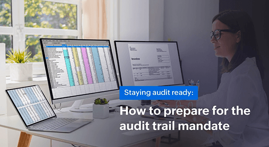 Capabilites of the audit trail in Zoho Books