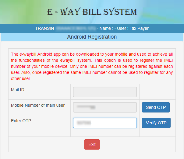 REGISTERING FOR ANDROID SYSTEM