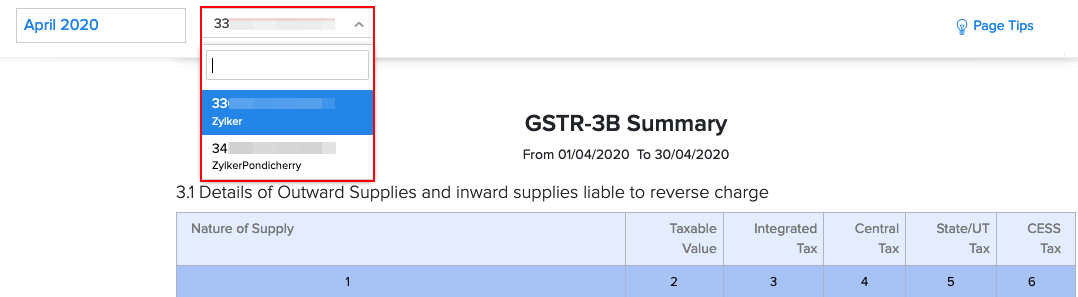 GST return