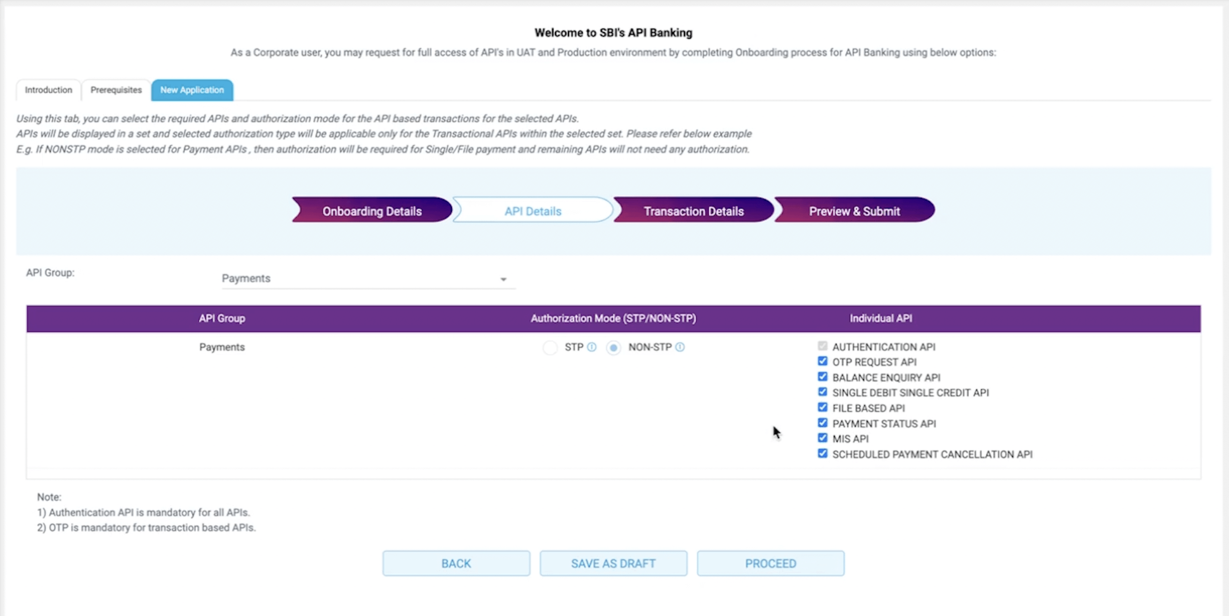 API Details