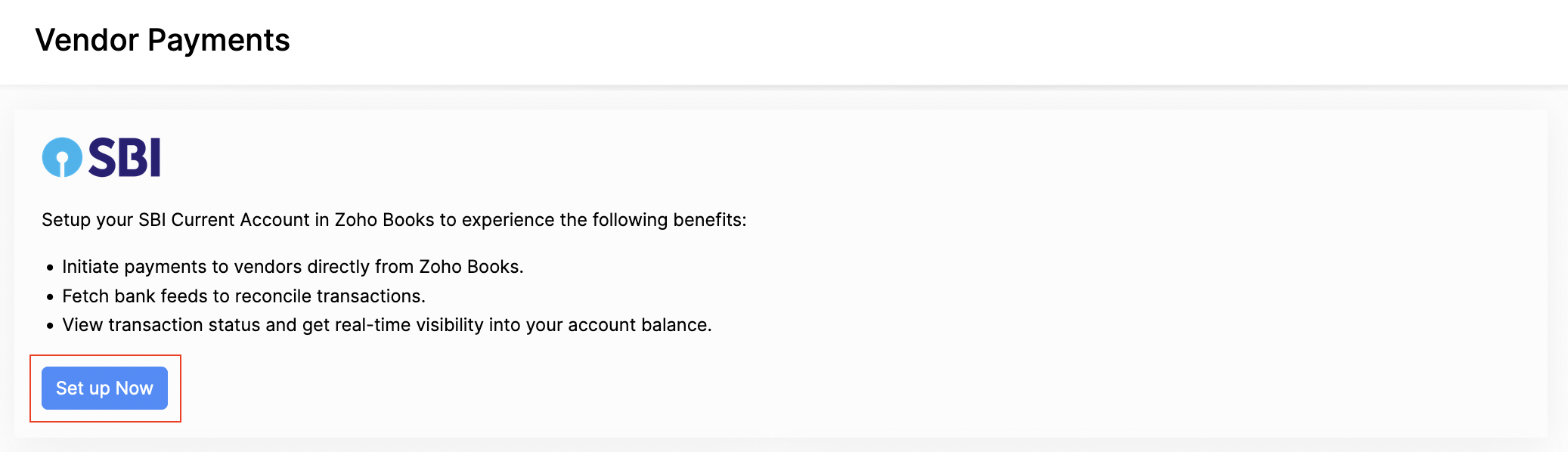 Setup SBI integration