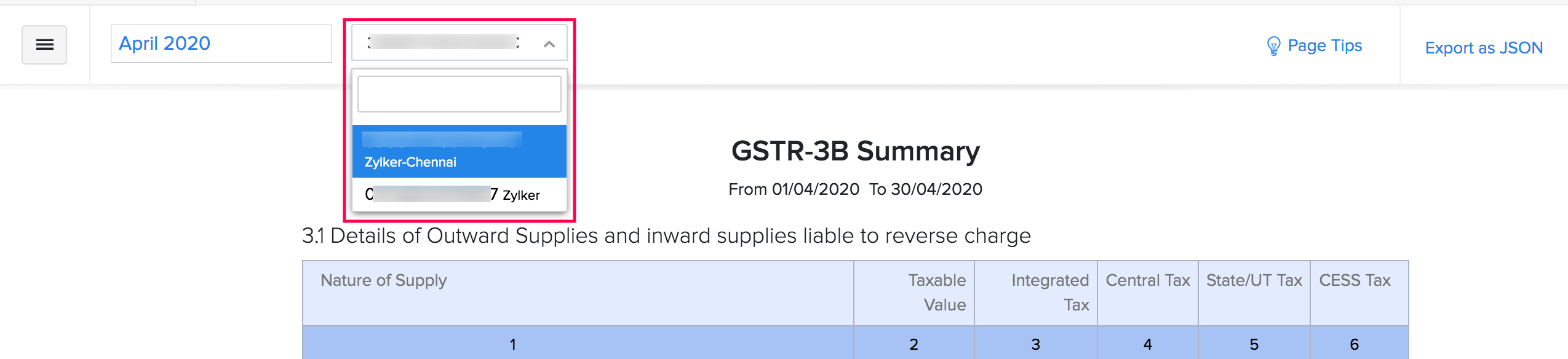 GST return