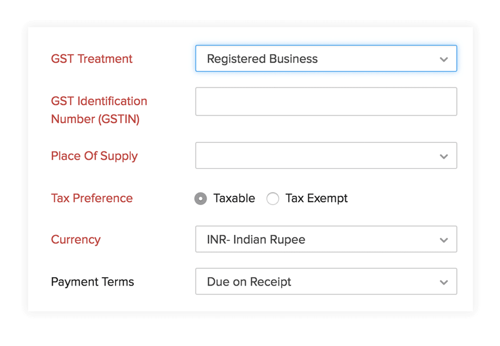 GST Compliant Invoicing Software | Zoho Invoice