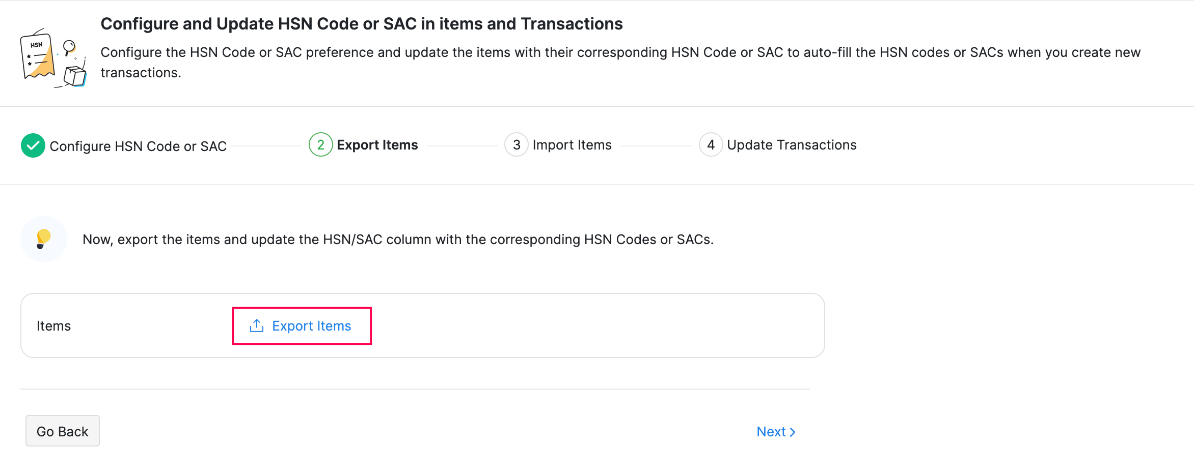 HSN Code and Configuring it in Zoho Invoice