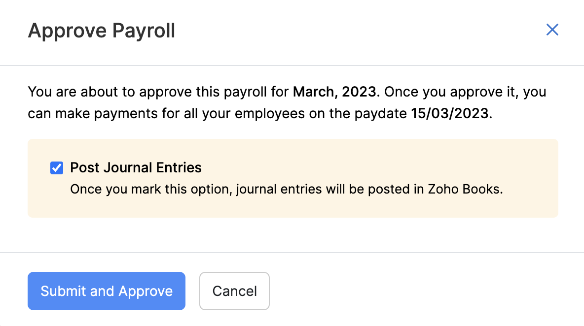 Offcycle Payroll