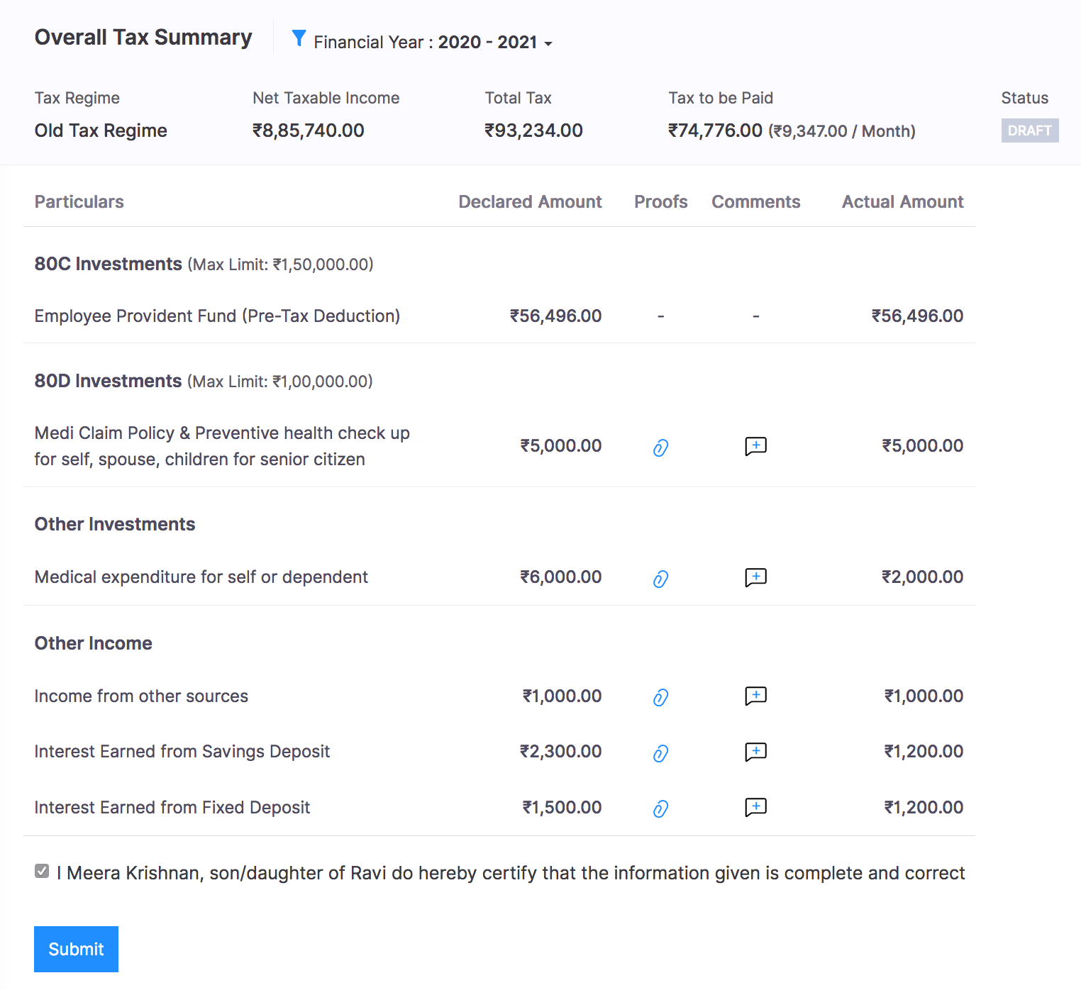 Employee Portal Zoho Payroll