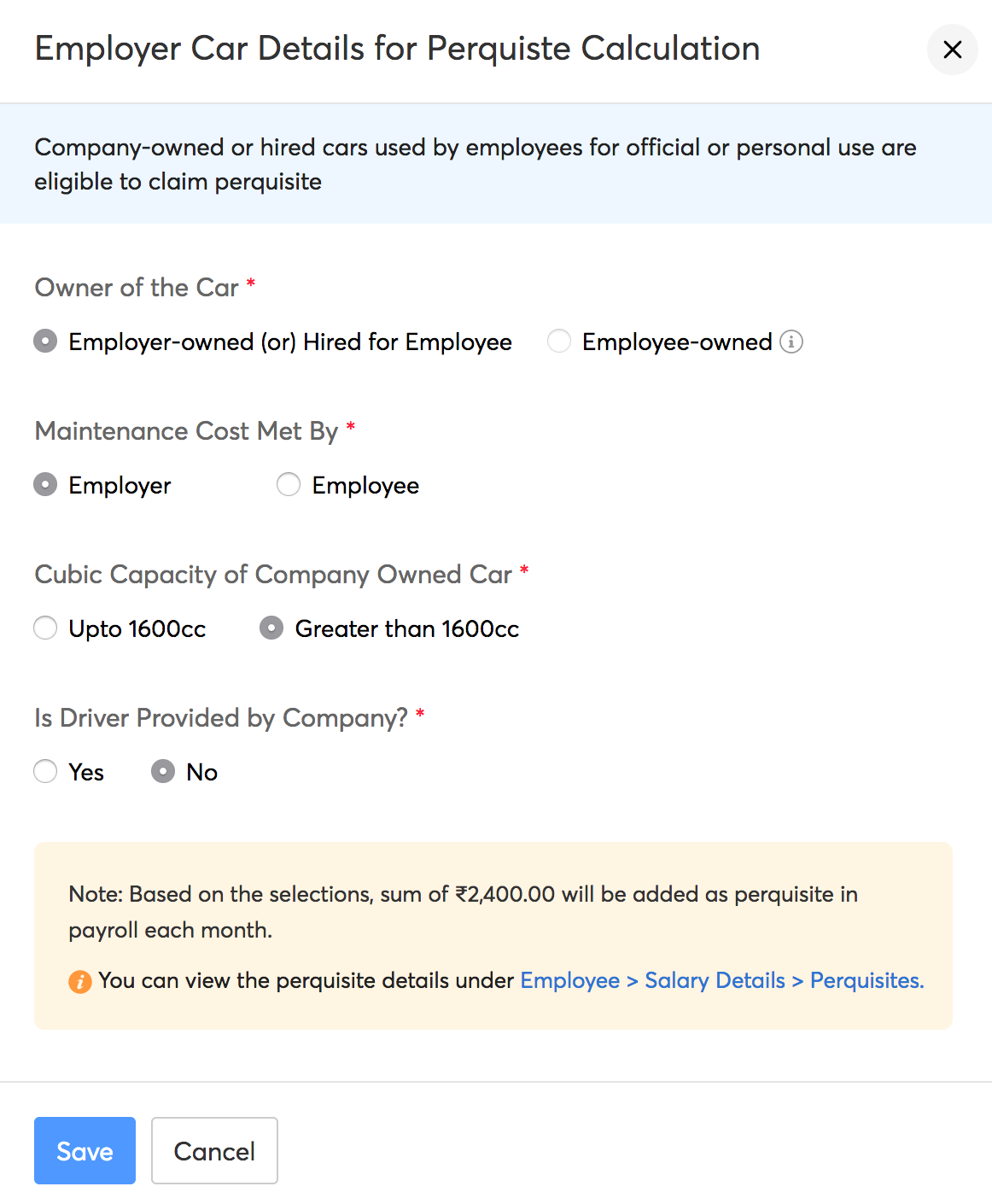 Vehicle Details