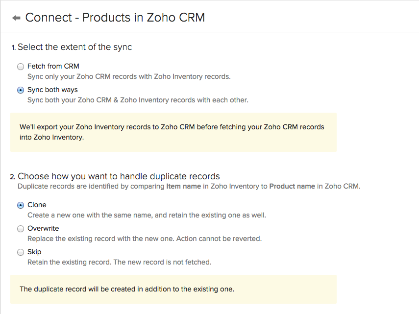 Zoho Inventory - Integrations with  UK Edition