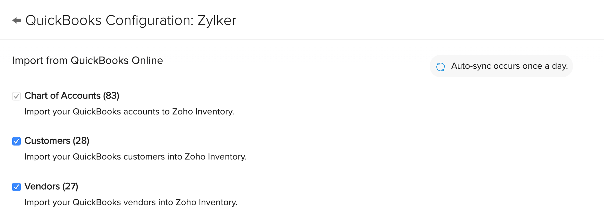 Zoho Inventory - Integrations with  UK Edition