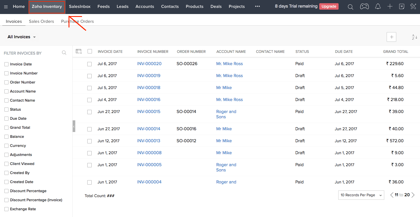 Zoho Inventory - Integrations with  UK Edition