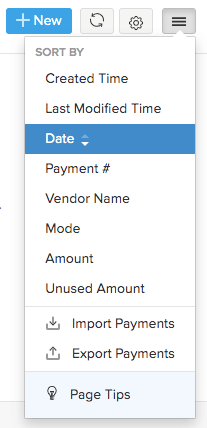 Import payments made 1